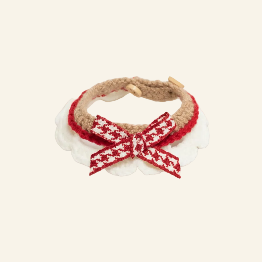 Sweet Bowknot Pet Collar
