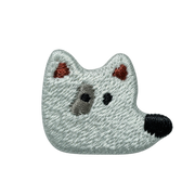 Mini Cartoon Dog Head Embroidery Patches