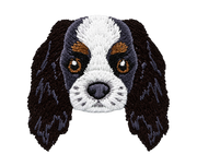 Dog Breed Embroidered Iron-On Patches