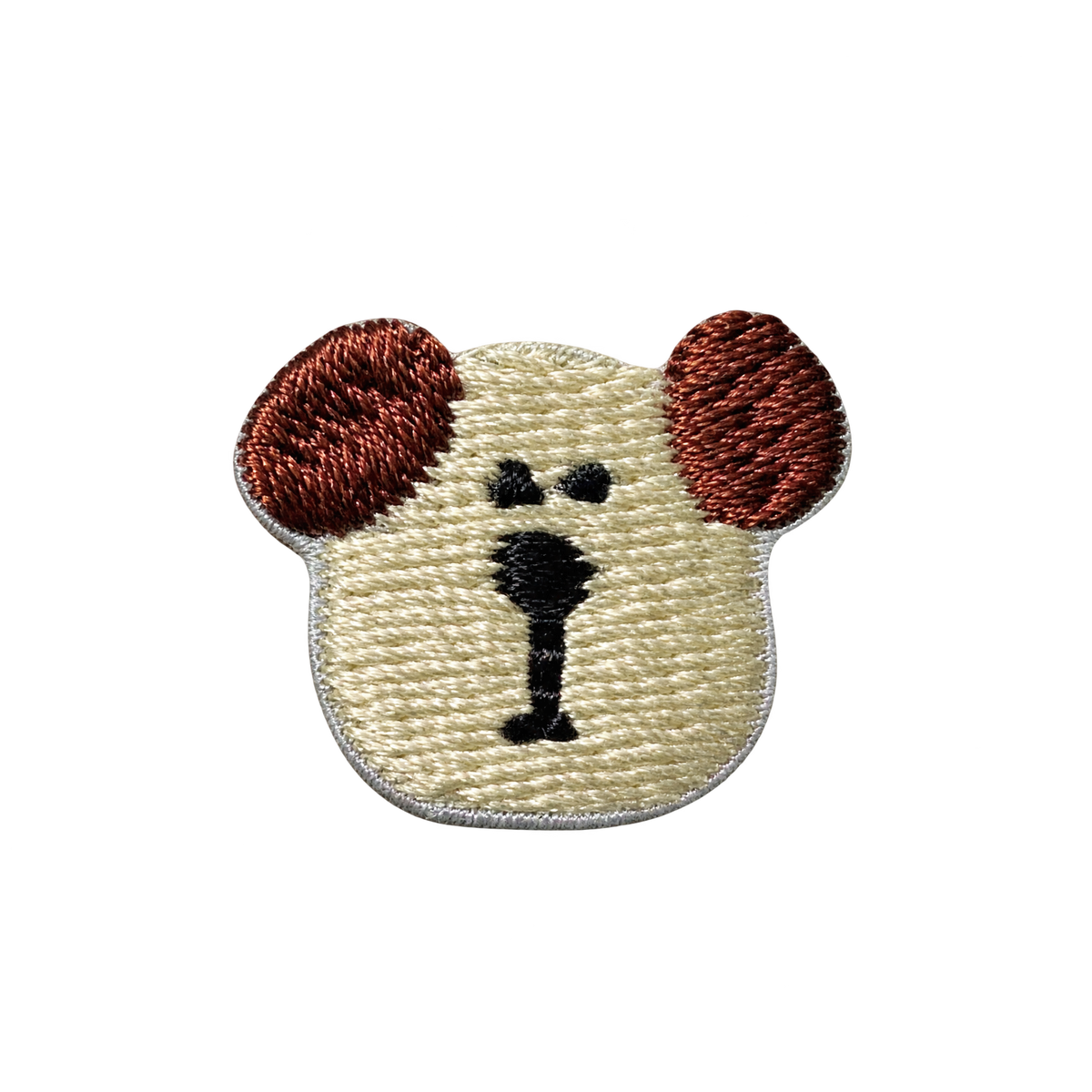 Mini Cartoon Dog Head Embroidery Patches