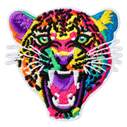 Leopard Print Iron-On Embroidered Patches – 16 Designs