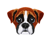 Dog Breed Embroidered Iron-On Patches