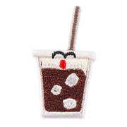 Mini Food Iron-On Embroidered Patches – 9 Snack & Drink Designs