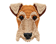 Dog Breed Embroidered Iron-On Patches