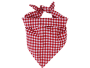 checkered pet bandanas