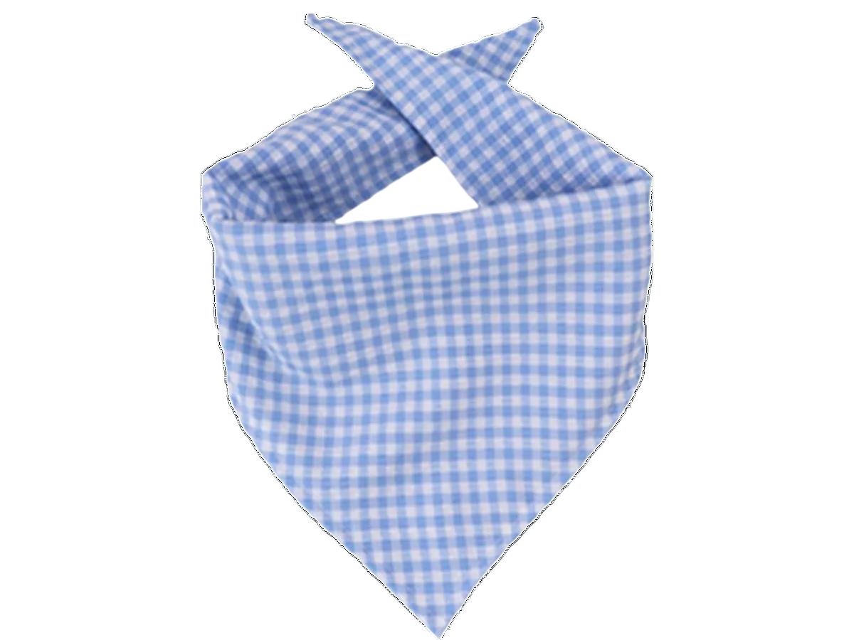 checkered pet bandanas