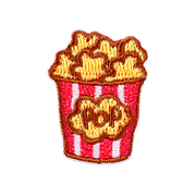 Mini Food Iron-On Embroidered Patches – 9 Snack & Drink Designs