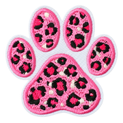 Leopard Print Iron-On Embroidered Patches – 16 Designs