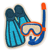 Hawaiian Beach Iron-On Embroidered Patches – 9 Tropical Designs