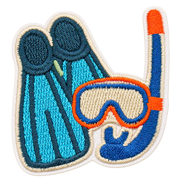 Hawaiian Beach Iron-On Embroidered Patches – 9 Tropical Designs