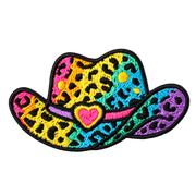 Leopard Print Iron-On Embroidered Patches – 16 Designs
