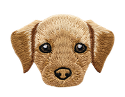 Dog Breed Embroidered Iron-On Patches