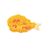 Mini Food Iron-On Embroidered Patches – 9 Snack & Drink Designs