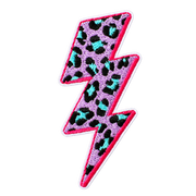 Leopard Print Iron-On Embroidered Patches – 16 Designs